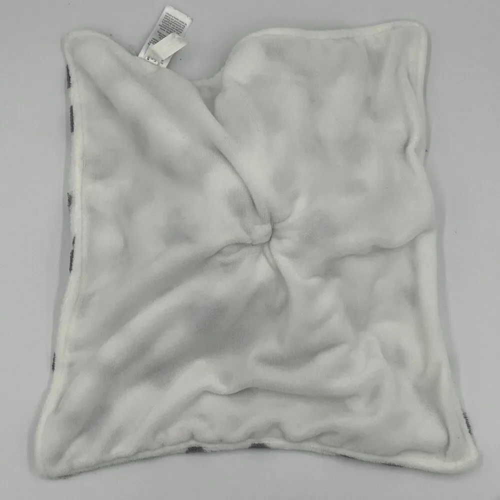 Carters COW Plush Baby Security Blanket Gray White Spotted Lovey 2021 13